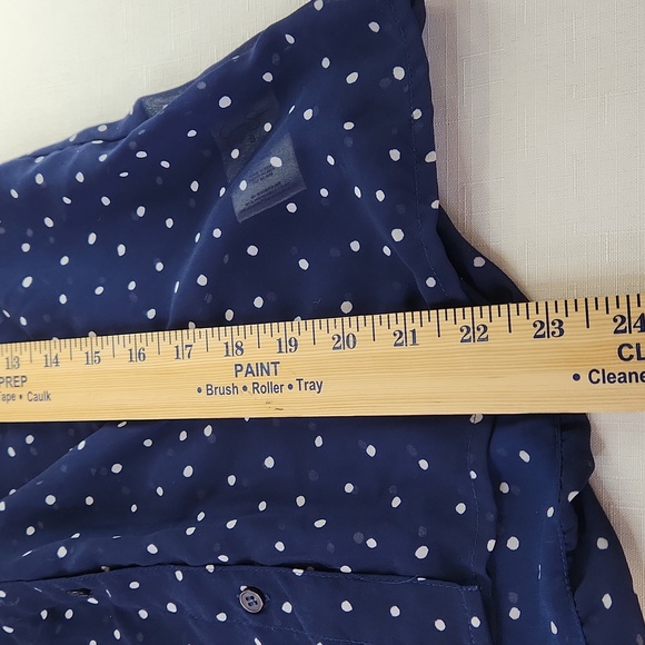 Jessica Simpson Sheer Sleeveless Cut Out Back Top Blouse. Size S - Picture 7 of 8